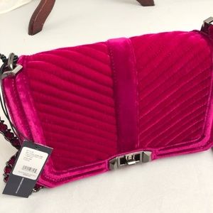 Rebecca Minkoff Chevron Quilted Love Crossbody